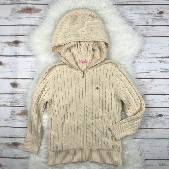 Lilly Pulitzer Sweaters - Lilly Pulitzer Cable Knit Zip Hoodie